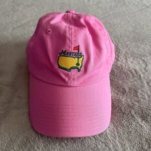 American Needle Masters Strap Back Embroidered Golf Hat Pink